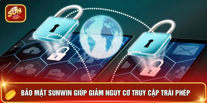 Bảo mật SUNWIN giúp giảm nguy cơ truy cập trái phép 