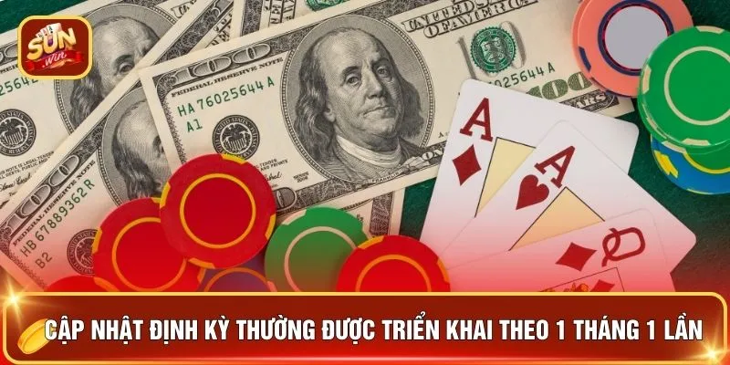 Giới Thiệu SUNWIN - 5 "Mỏ Vàng" Tiền Thưởng Khó Rời Bàn 3 Cập nhật định kỳ thường được triển khai theo 1 tháng 1 lần