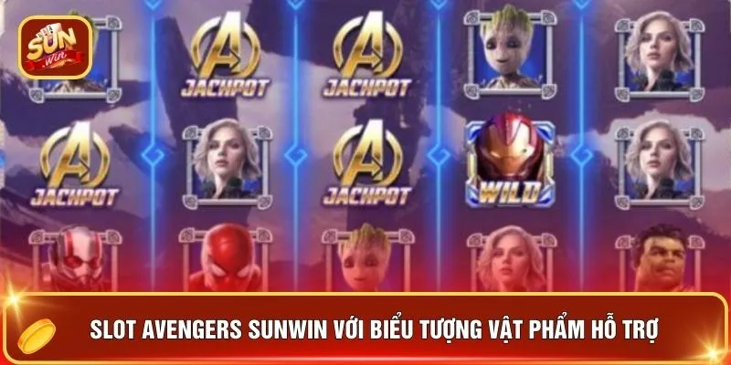 Slot Avengers SUNWIN - Quay Là Trúng, Giật Hũ X5 Tiền Thưởng 3 Slot Avengers SUNWIN với biểu tượng vật phẩm hỗ trợ